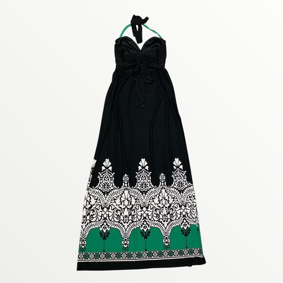 Delusional Halter Maxi Dress Women's Small Black - Picture 2 of 6